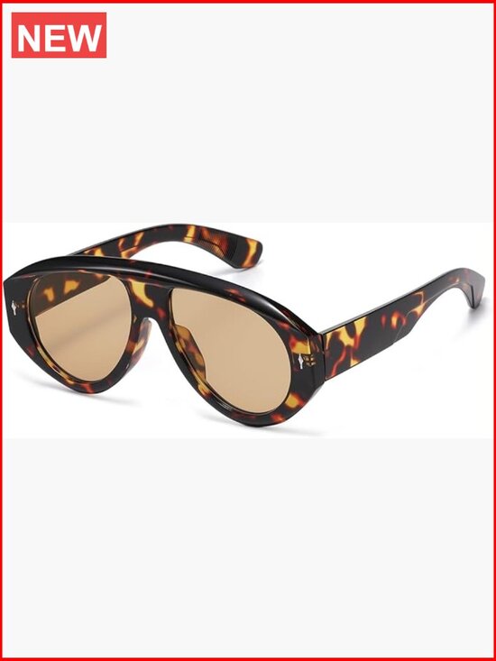 Trendy Oversized Retro Vintage Aviator Sunglasses UV400 Protection main image 5